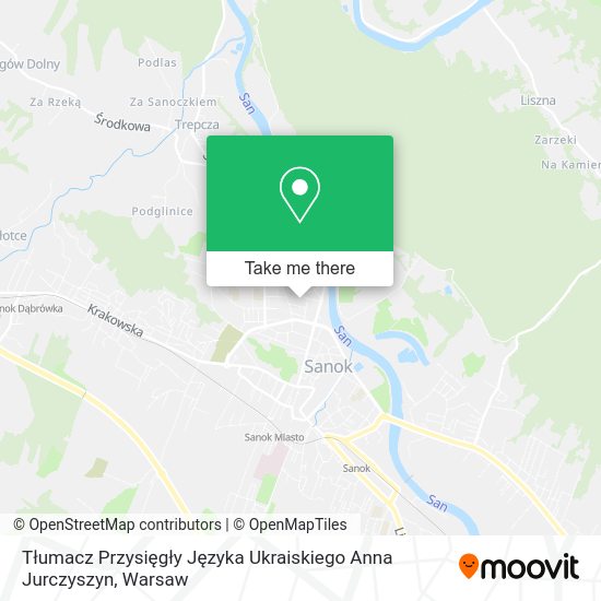 Tłumacz Przysięgły Języka Ukraiskiego Anna Jurczyszyn map