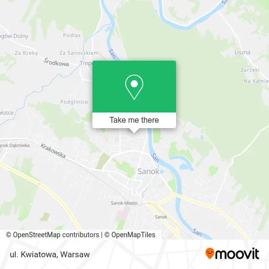 Карта ul. Kwiatowa