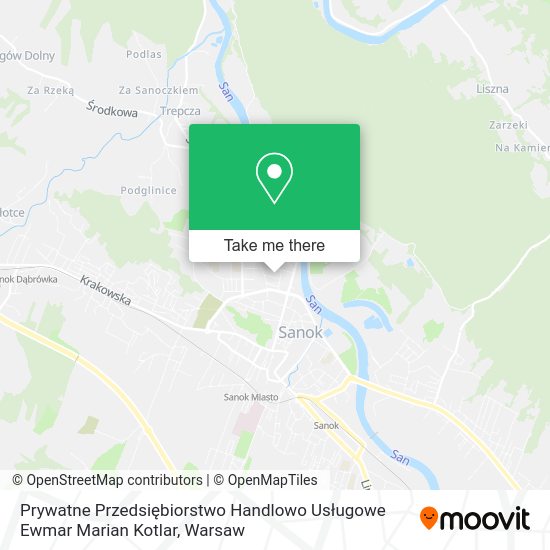 Prywatne Przedsiębiorstwo Handlowo Usługowe Ewmar Marian Kotlar map