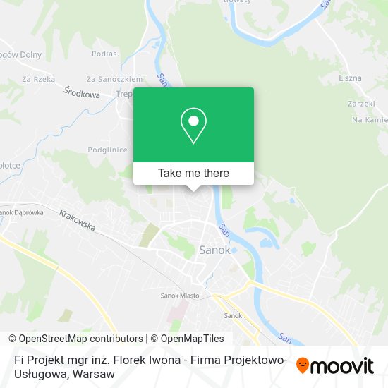 Fi Projekt mgr inż. Florek Iwona - Firma Projektowo-Usługowa map