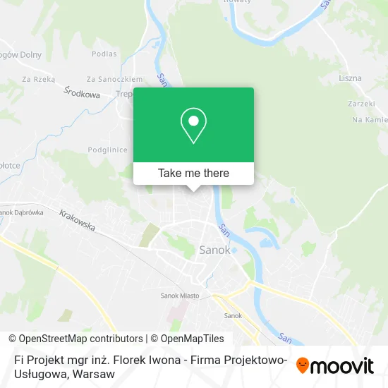 Карта Fi Projekt mgr inż. Florek Iwona - Firma Projektowo-Usługowa