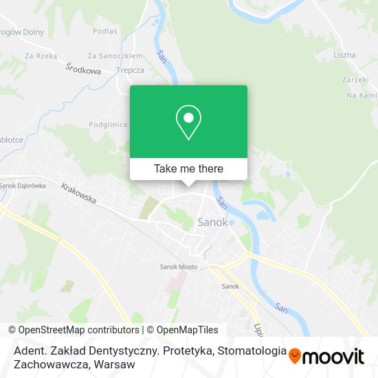 Adent. Zakład Dentystyczny. Protetyka, Stomatologia Zachowawcza map