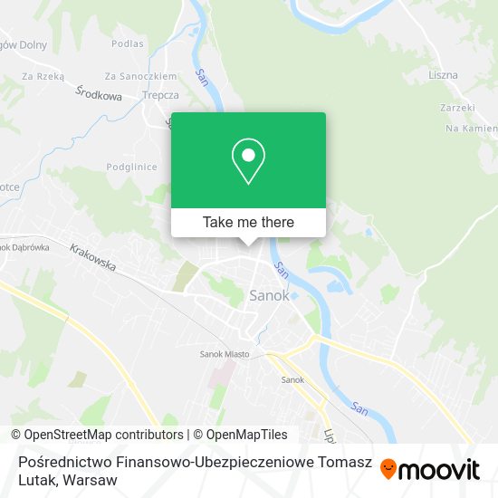 Pośrednictwo Finansowo-Ubezpieczeniowe Tomasz Lutak map