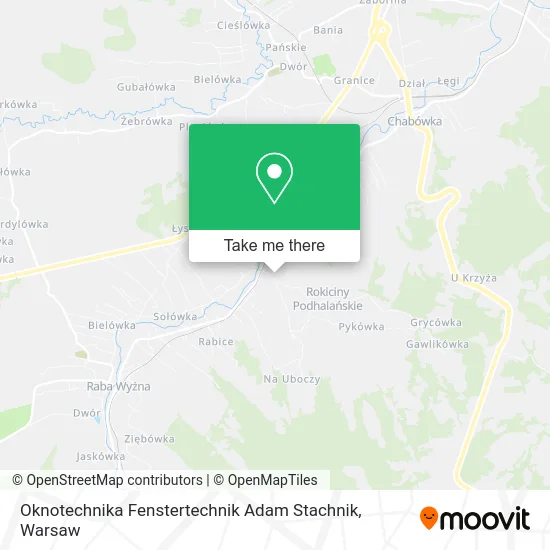 Карта Oknotechnika Fenstertechnik Adam Stachnik