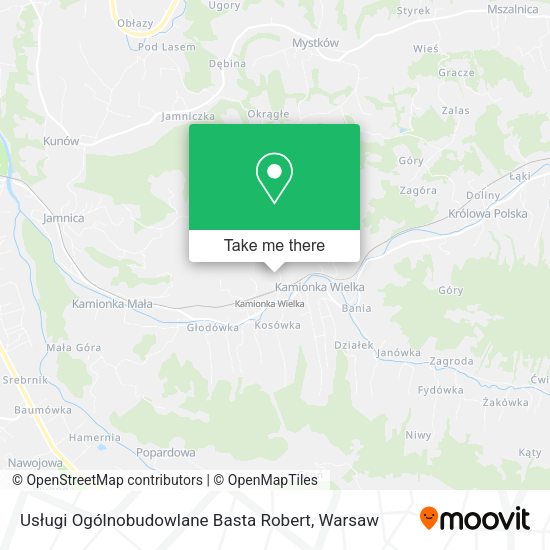 Usługi Ogólnobudowlane Basta Robert map