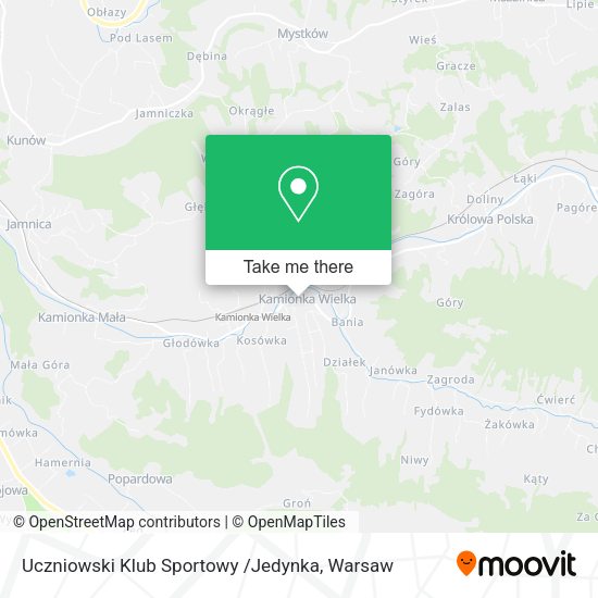 Uczniowski Klub Sportowy /Jedynka map