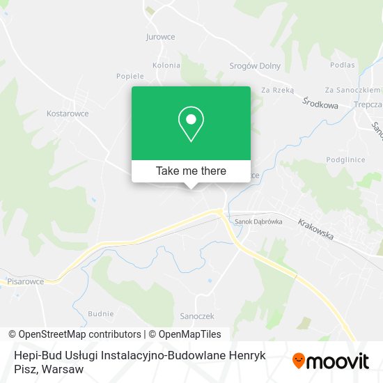 Hepi-Bud Usługi Instalacyjno-Budowlane Henryk Pisz map