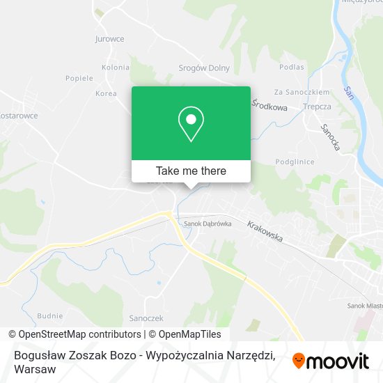 Bogusław Zoszak Bozo - Wypożyczalnia Narzędzi map