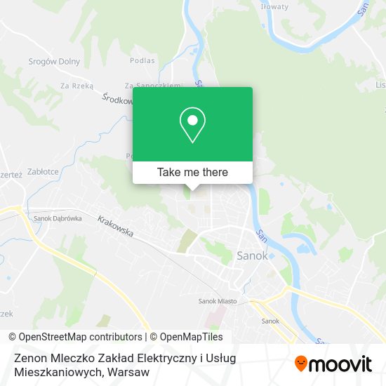 Zenon Mleczko Zakład Elektryczny i Usług Mieszkaniowych map