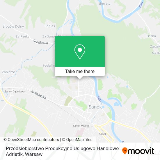 Przedsiebiorstwo Produkcyjno Uslugowo Handlowe Adriatik map