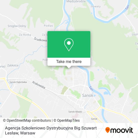 Agencja Szkoleniowo Dystrybucyjna Big Szuwart Lesław map