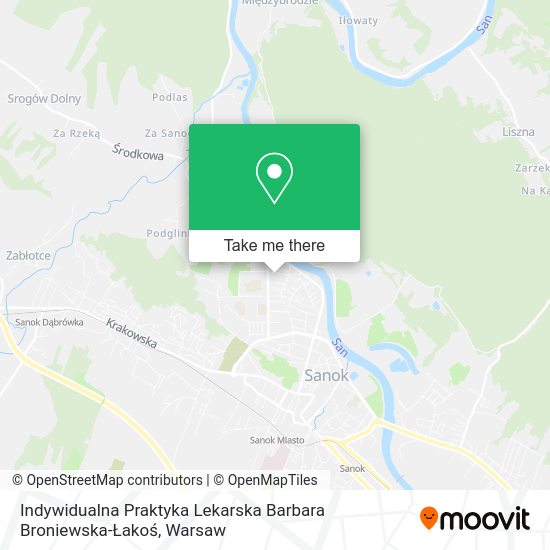 Indywidualna Praktyka Lekarska Barbara Broniewska-Łakoś map