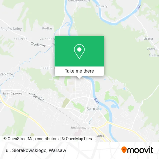 Карта ul. Sierakowskiego