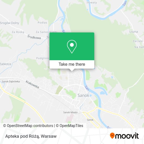 Apteka pod Różą map