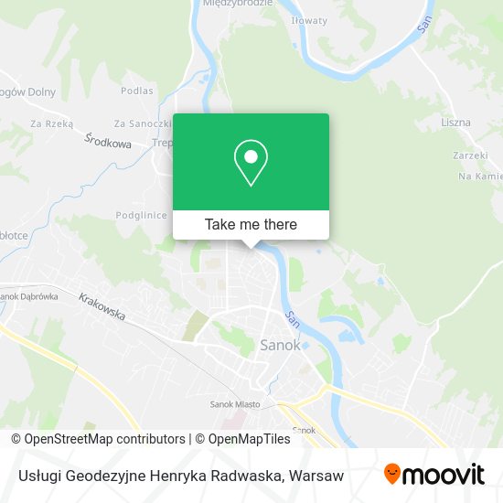 Usługi Geodezyjne Henryka Radwaska map