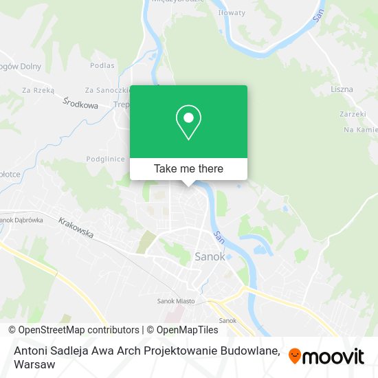 Antoni Sadleja Awa Arch Projektowanie Budowlane map