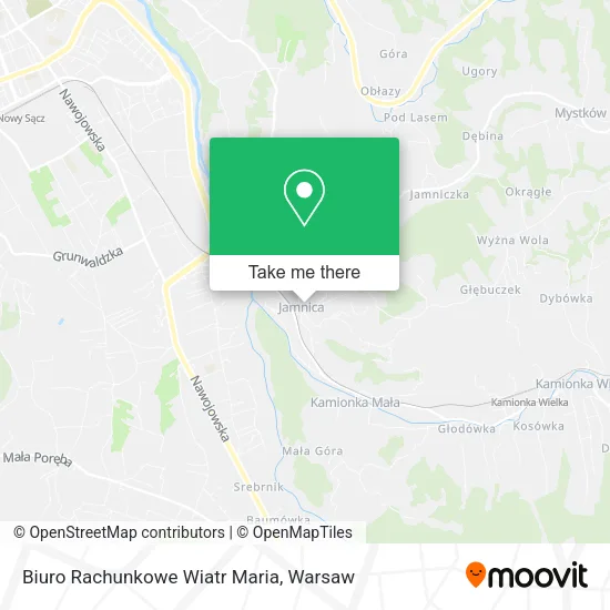 Карта Biuro Rachunkowe Wiatr Maria