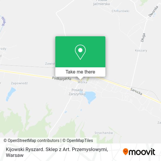 Kijowski Ryszard. Sklep z Art. Przemysłowymi map