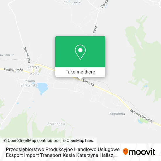Przedsiębiorstwo Produkcyjno Handlowo Usługowe Eksport Import Transport Kasia Katarzyna Halisz map