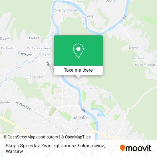 Skup i Sprzedaż Zwierząt Janusz Łukasiewicz map