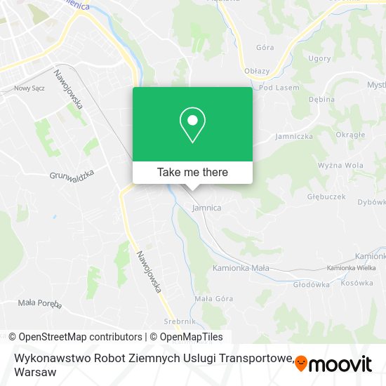 Карта Wykonawstwo Robot Ziemnych Uslugi Transportowe