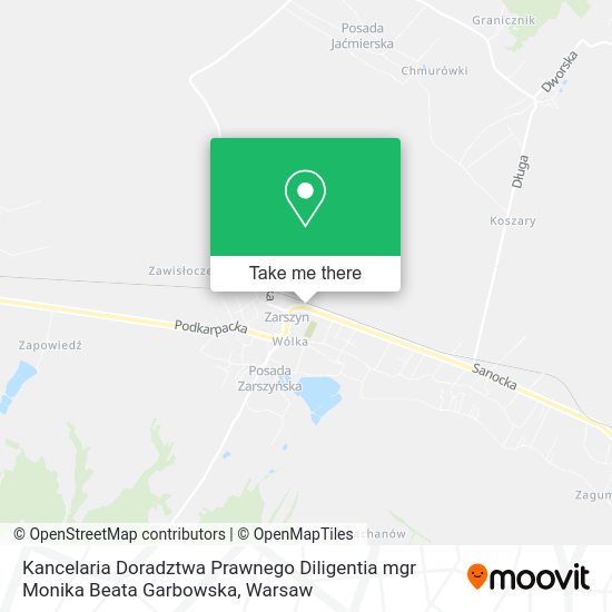 Kancelaria Doradztwa Prawnego Diligentia mgr Monika Beata Garbowska map