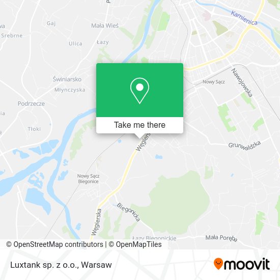 Luxtank sp. z o.o. map
