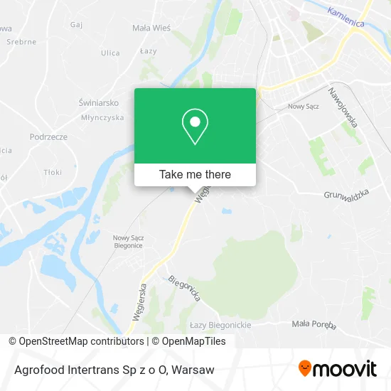 Карта Agrofood Intertrans Sp z o O