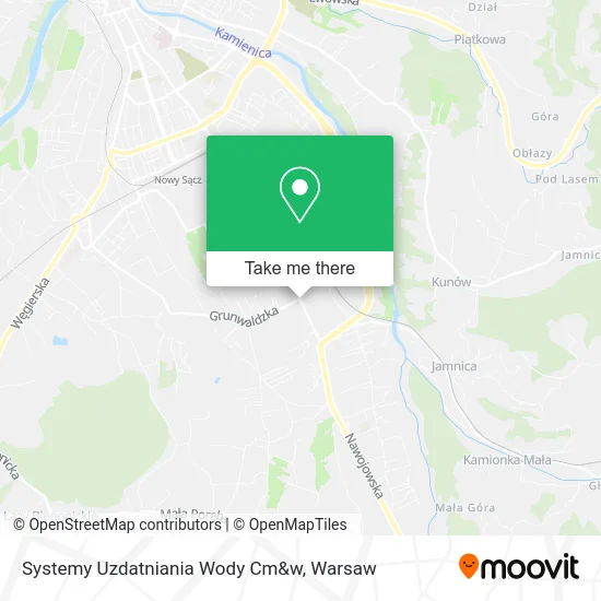 Карта Systemy Uzdatniania Wody Cm&w
