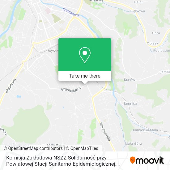 Komisja Zakładowa NSZZ Solidarność przy Powiatowej Stacji Sanitarno-Epidemiologicznej map