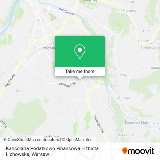 Kancelaria Podatkowo Finansowa Elżbieta Lichowska map