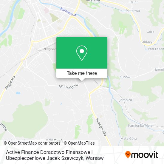 Active Finance Doradztwo Finansowe i Ubezpieczeniowe Jacek Szewczyk map