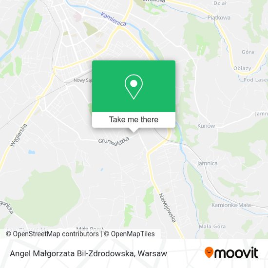 Angel Małgorzata Bil-Zdrodowska map