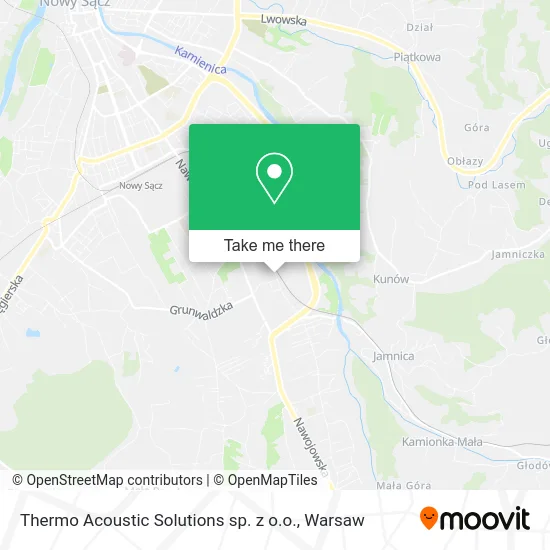 Карта Thermo Acoustic Solutions sp. z o.o.