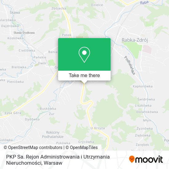 PKP Sa. Rejon Administrowania i Utrzymania Nieruchomości map