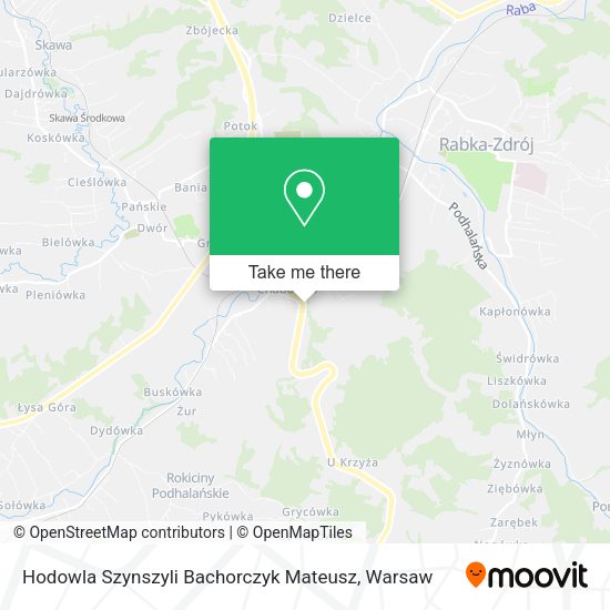 Hodowla Szynszyli Bachorczyk Mateusz map