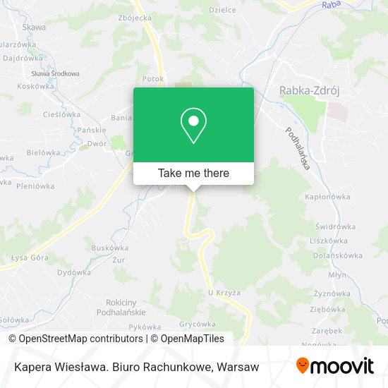 Kapera Wiesława. Biuro Rachunkowe map