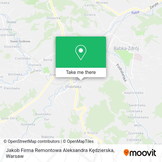 Jakob Firma Remontowa Aleksandra Kędzierska map