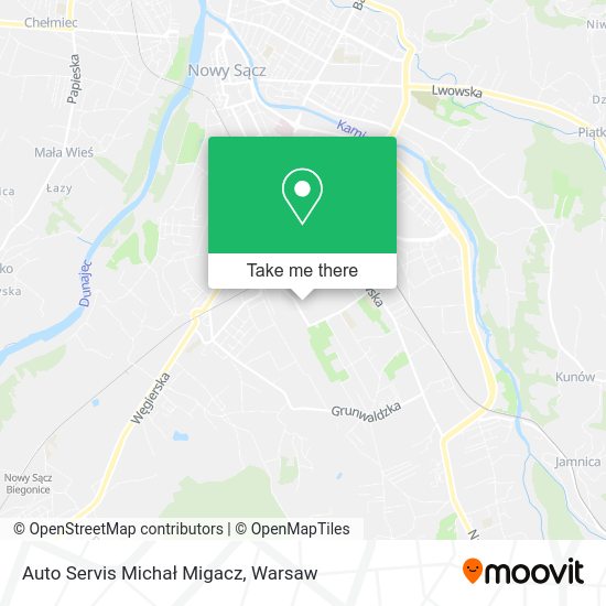 Auto Servis Michał Migacz map