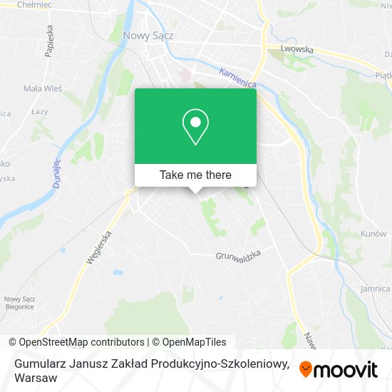 Gumularz Janusz Zakład Produkcyjno-Szkoleniowy map