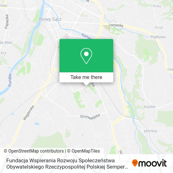 Fundacja Wspierania Rozwoju Społeczeństwa Obywatelskiego Rzeczypospolitej Polskiej Semper Fidelis map