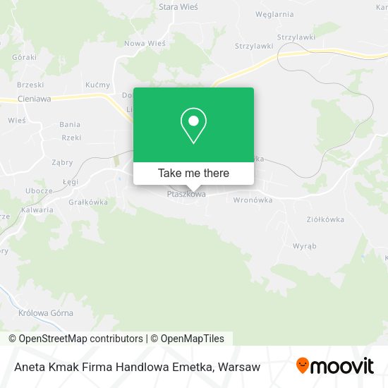 Aneta Kmak Firma Handlowa Emetka map