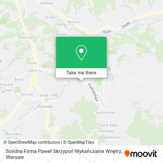 Solidna Firma Paweł Skrzypoń Wykańczanie Wnętrz map