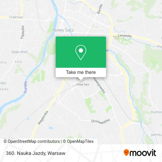 360. Nauka Jazdy map