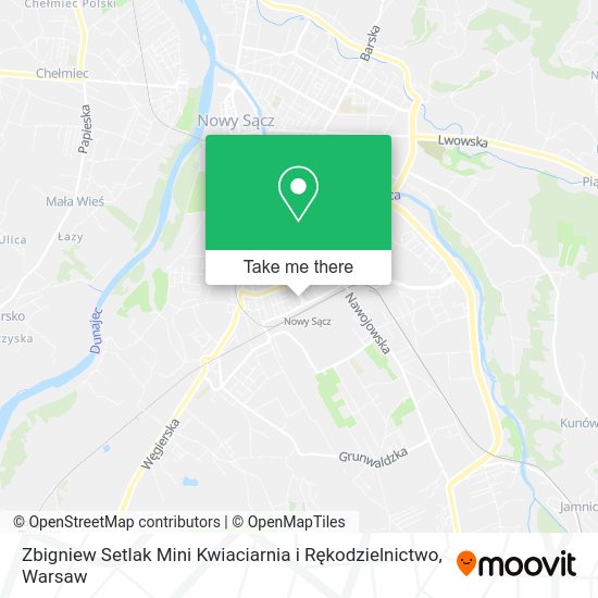 Zbigniew Setlak Mini Kwiaciarnia i Rękodzielnictwo map