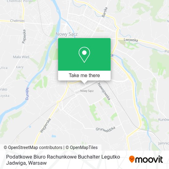 Podatkowe Biuro Rachunkowe Buchalter Legutko Jadwiga map