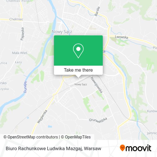 Biuro Rachunkowe Ludwika Mazgaj map