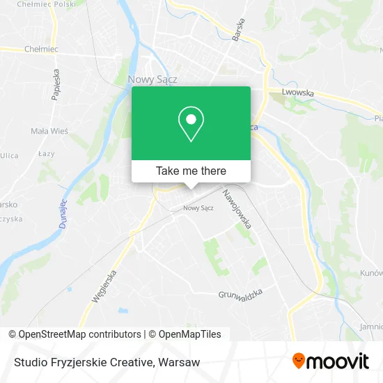 Карта Studio Fryzjerskie Creative