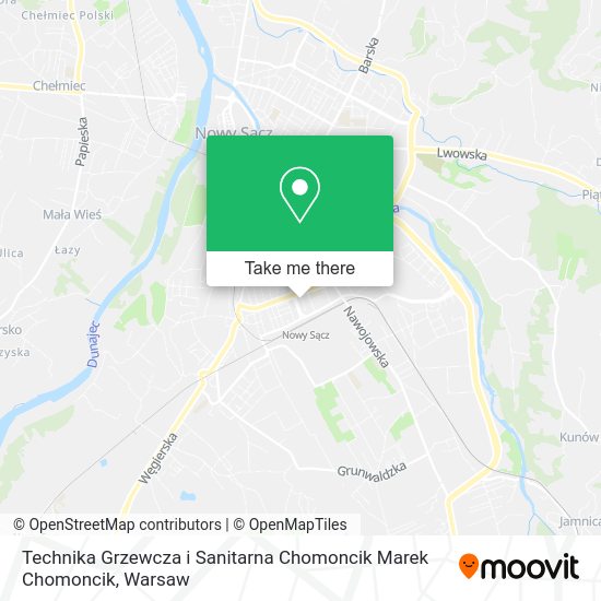 Technika Grzewcza i Sanitarna Chomoncik Marek Chomoncik map