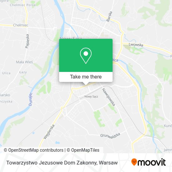 Towarzystwo Jezusowe Dom Zakonny map